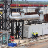 GAC power system in Kamsar, Guinea