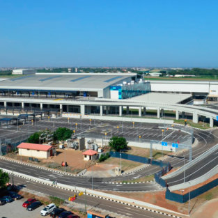 Kotoka International Airport power system in Accra, Ghana