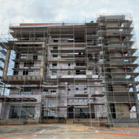 Schindler lift installation in Kpone, Ghana