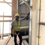 Schindler lift installation in Kpone, Ghana